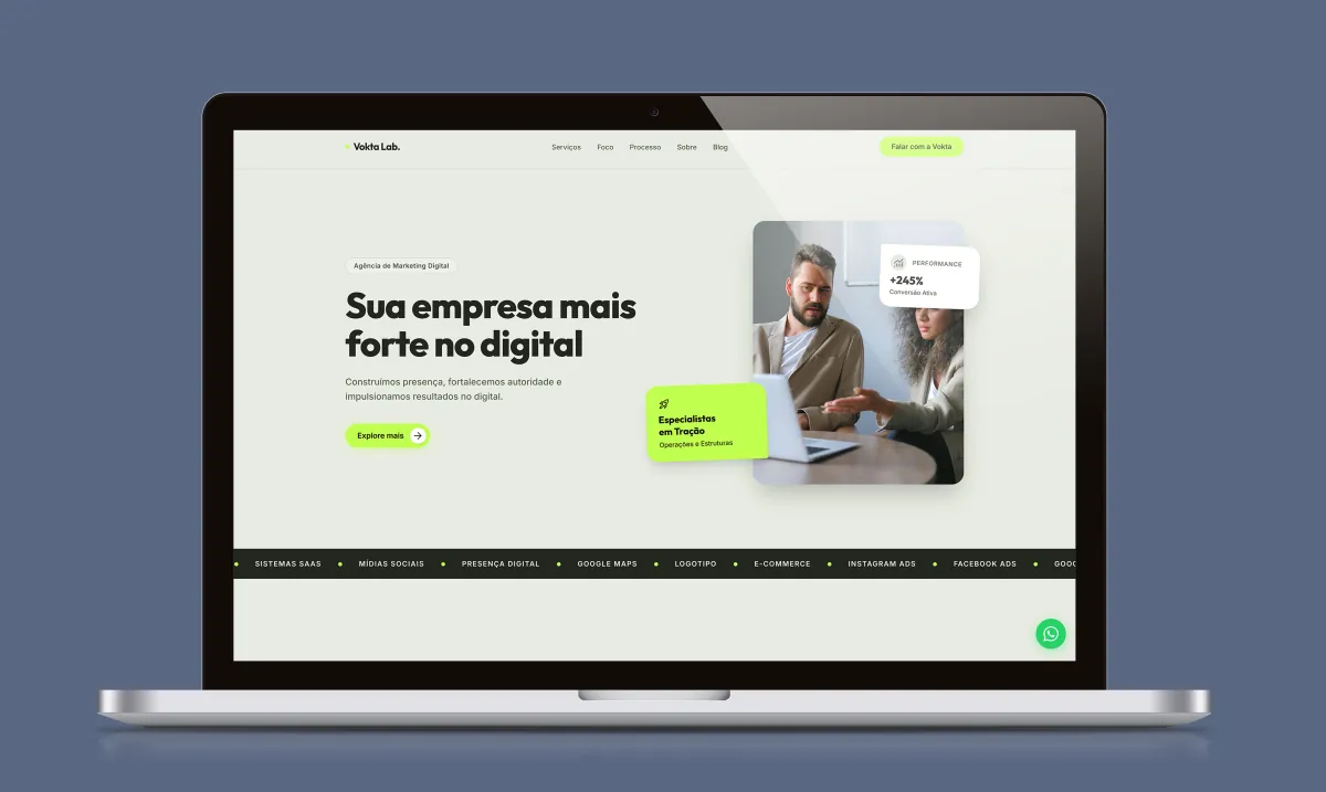 Desenvolvimento de Website Profissional